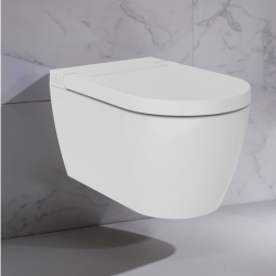 Cuvette lavante suspendue – WC japonais sans bride - tesa