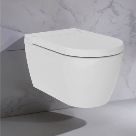 Cuvette lavante suspendue – WC japonais sans bride - tesa
