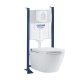 Pack WC bâti-support universel Grohe rapid sl project + cuvette lavante japonaise sans bride electra