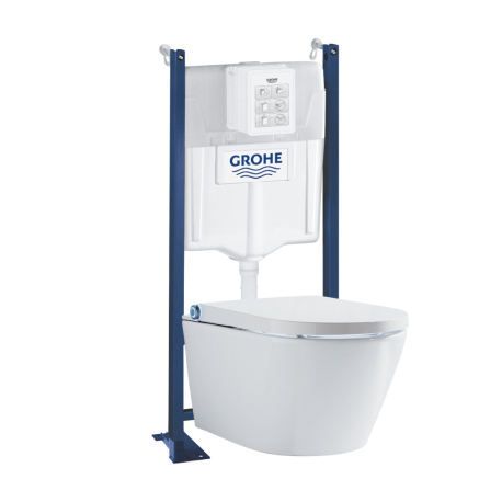 Pack WC bâti-support universel Grohe rapid sl project + cuvette lavante japonaise sans bride electra