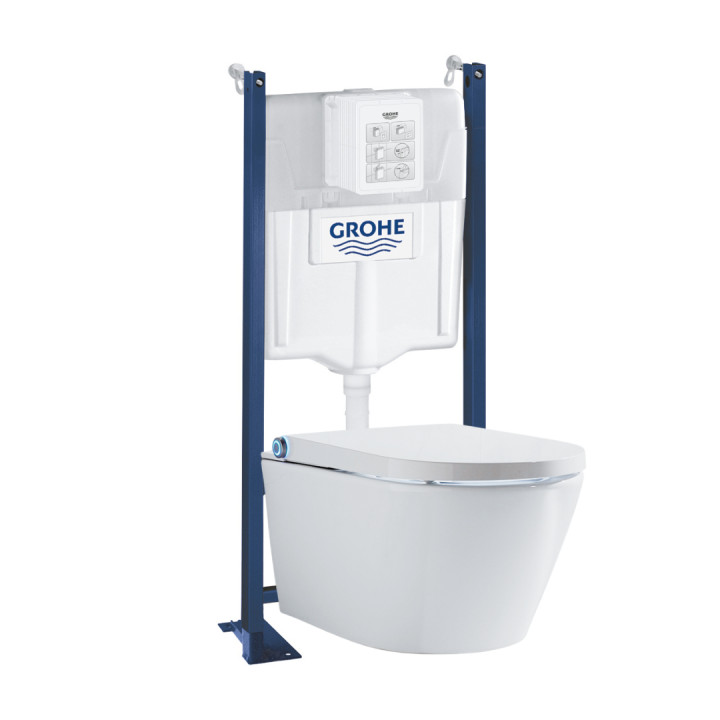 Pack WC bâti-support universel Grohe rapid sl project + cuvette lavante japonaise sans bride electra