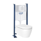 BATI CHASSE GROHE + CUVETTE TESA
