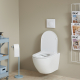 BATI HERO UNIVERSEL + CUVETTE CYRUS BLANC MAT