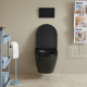 BATI HERO UNIVERSEL + CUVETTE CYRUS NOIR MAT + PLAQUE KLAROS NOIR