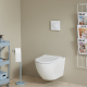 BATI CHASSE SIAMP + CUVETTE CYRUS BLANC MAT