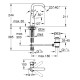 MITIGEUR VASQUE A POSER HARD GRAPHITE TAILLE L 32628AL1