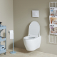 Pack WC suspendu bati siamp universel + cuvette avec bride unix