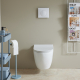 Pack WC suspendu bati siamp universel + cuvette avec bride unix