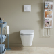 Pack WC suspendu bati siamp universel + cuvette avec bride Diago