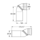 PIPE EVACUATION WC ORIENTABLE GROHE - 39954000