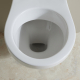 Cuvette WC suspendu NF blanche en céramique + abattant blanc - Sydney