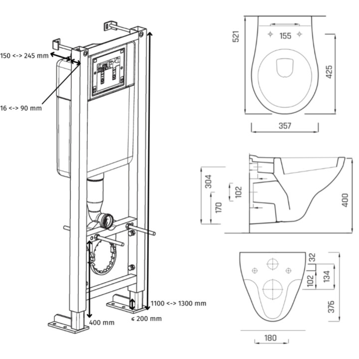 BATI CHASSE SIAMP + CUVETTE DELPHI