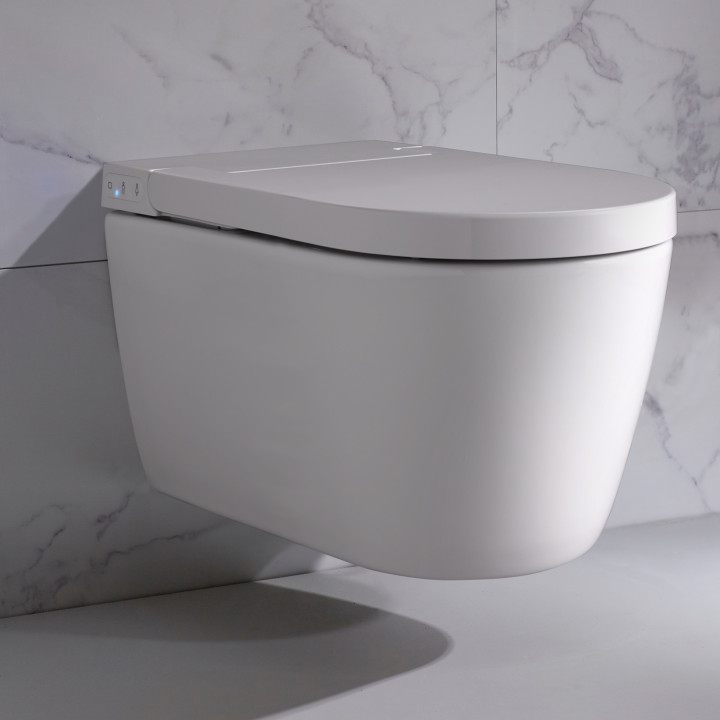 Cuvette lavante suspendue – WC japonais sans bride - tesa