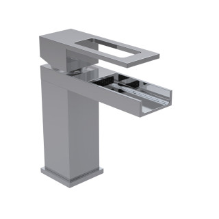 Mitigeur Lavabo Cascade Kaska Chromé avec Bonde Hauteur 16.4 cm