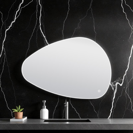 Miroir de Salle de Bain avec Éclairage LED - STONE