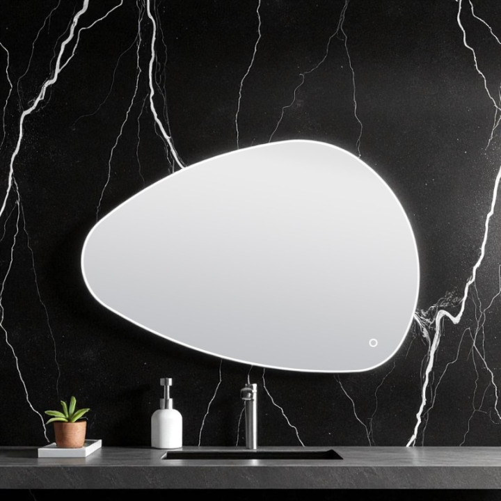 Miroir de Salle de Bain avec Éclairage LED - STONE
