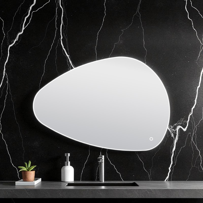 Miroir Salle de Bain - 80 cm - Éclairage LED - STONE - PlaneteBain.com