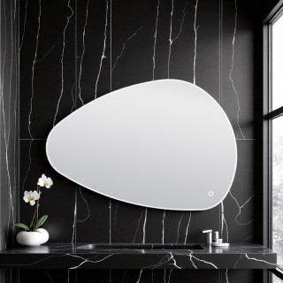 Miroir Salle de Bain- 120 cm - Lumineux - STONE