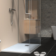 RECEVEUR CEANE 80X120 BLANC + BONDE DUCHA