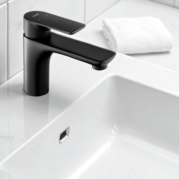 MITIGEUR LAVABO KALIFORNIA NOIR