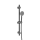 Ensemble barre de douche inox bross&eacute; gun metal - douchette 1 jet - flexible 150 cm - Barre 65 cm - Alois