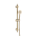 Ensemble barre de douche inox bross&eacute; dor&eacute; - douchette 1 jet - flexible 150 cm - Barre 65 cm - Alois