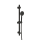 Ensemble barre de douche inox noir mat - douchette 1 jet - flexible 150 cm - Barre 65 cm - Alois