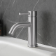 Mitigeur lavabo inox brossé avec bonde H 17.3 cm- Alois