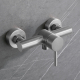 Mitigeur de douche mécanique inox brossé - Alois