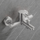 Mitigeur baignoire douche en inox brossé - Alois