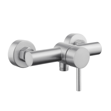 Mitigeur de douche mécanique inox brossé - Alois