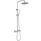 Colonne de douche en inox brossé - thermostatique - Alois