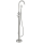 Mitigeur bain douche sur pied en inox bross&eacute; pour baignoire ilot - Alois