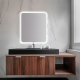 Miroir Salle de Bain - 60x80 cm - Rectangulaire - avec Éclairage Led - ORGANIC