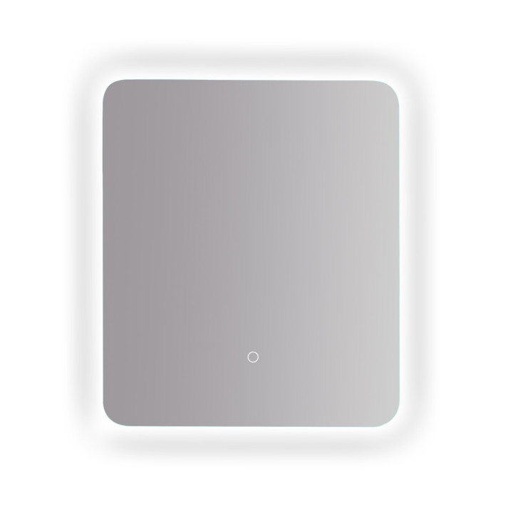 Miroir Salle de Bain - 60x80 cm - Rectangulaire - avec Éclairage Led - ORGANIC