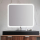 Miroir Salle de Bain - 80x80 cm - Rectangulaire - avec &Eacute;clairage Led - ORGANIC