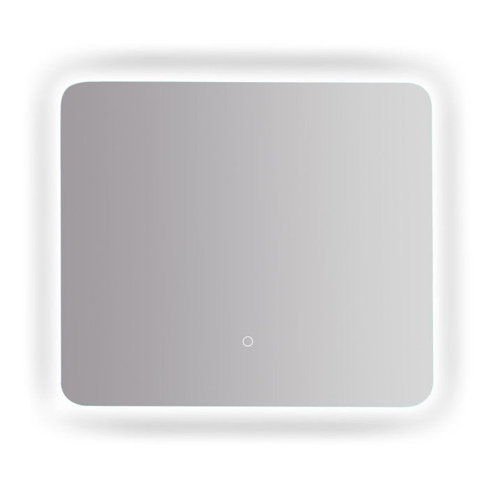 Miroir Salle de Bain - 80x80 cm - Rectangulaire - avec Éclairage Led - ORGANIC