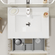 Meuble salle de bain 60 cm - Plan vasque céramique - Cachemire mat - A suspendre - Karaib 2