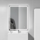Miroir Salle de Bain - 70x80 cm - Rectangulaire - avec Éclairage Led - MIA