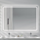 Miroir Salle de Bain - 100x80 cm - Rectangulaire - avec Éclairage Led - MIA