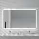 Miroir Salle de Bain - 140x80 cm - Rectangulaire - avec Éclairage Led - MIA