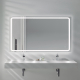 Miroir Salle de Bain - 140x80 cm - Rectangulaire - avec Éclairage Led - MIA