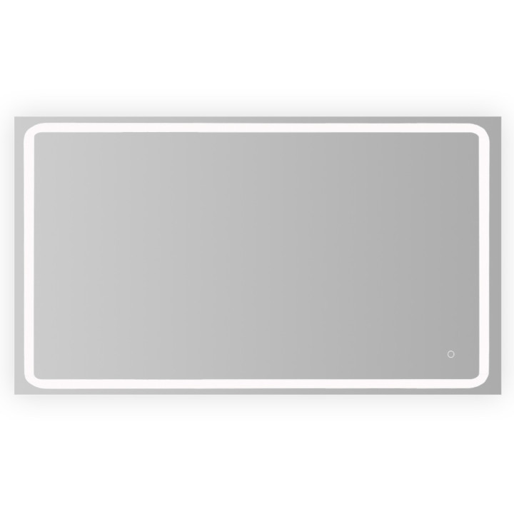 Miroir Salle de Bain - 140x80 cm - Rectangulaire - avec Éclairage Led - MIA