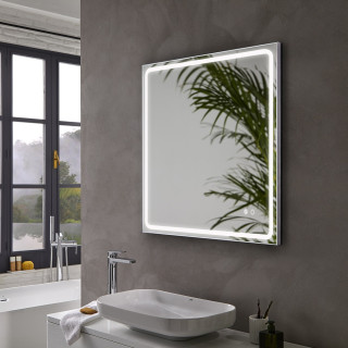 Miroir Salle de Bain - 60x80 cm - Anti-buée - Rectangulaire - avec Éclairage Led - MIA