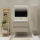 Meuble salle de bain 80 cm - Plan vasque c&eacute;ramique - Cachemire mat - A suspendre - Karaib 2