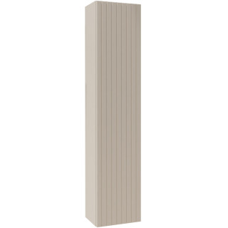 Meuble colonne salle de bain 140 cm suspendu - Cachemire strié mat - Karaib 2