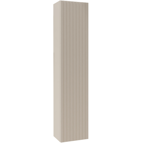 Meuble colonne salle de bain 140 cm suspendu - Cachemire strié mat - Karaib 2