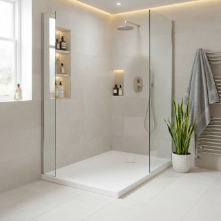 Receveur de douche grande taille 160 – Vente receveur de douche en solide surface – Planete Bain