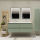 Meuble salle de bain 140 cm - Double vasque Solid surface - Vert mat - A suspendre - Karaib 2