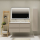 Meuble salle de bain 120 cm - Double vasque c&eacute;ramique - Cachemire mat - A suspendre - Karaib 2